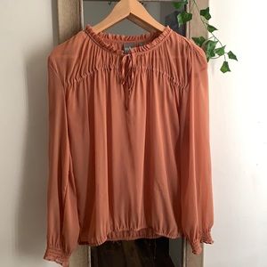 Flowy Tan Blouse